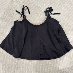 Black Kortni Jeane swim Top